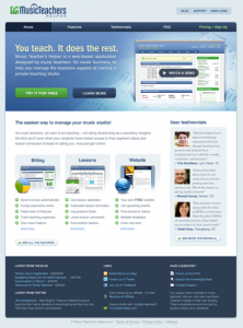 Music Teacher's Helper homepage