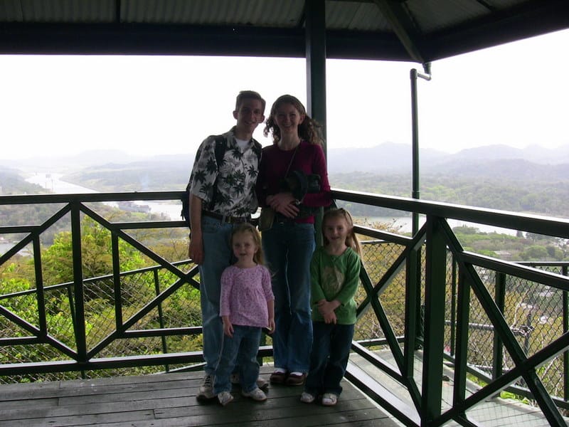 Our family on the lookout tower