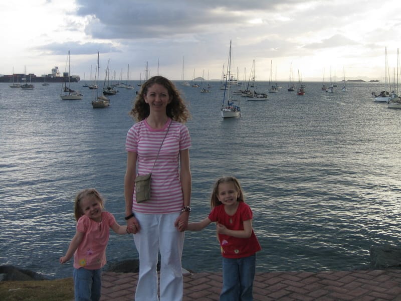 Sailboats from the causeway
