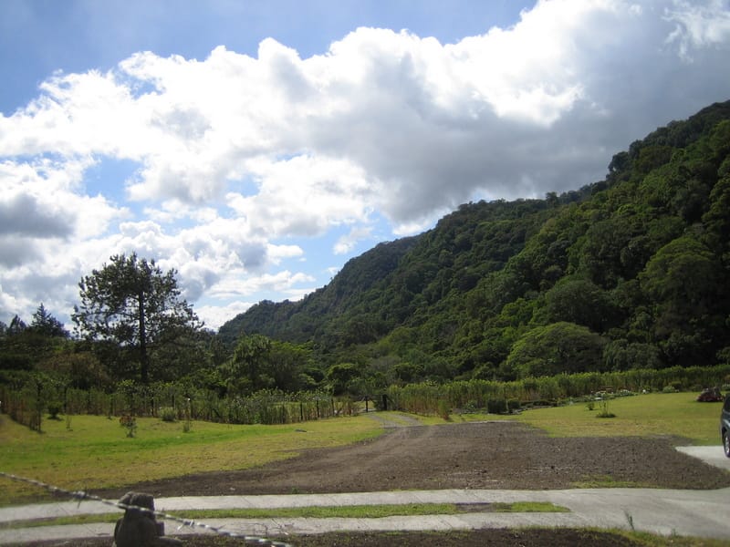 View from our rental house