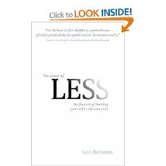 The Power of Less book cover