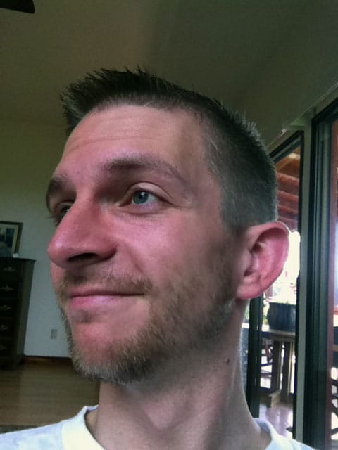 Beard left