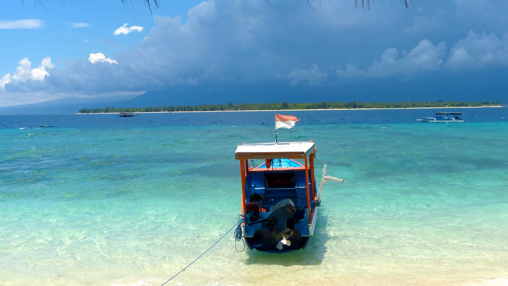 Gili Air from Gili Meno