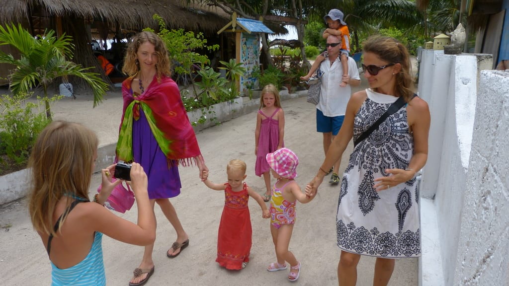Walking on Gili Air