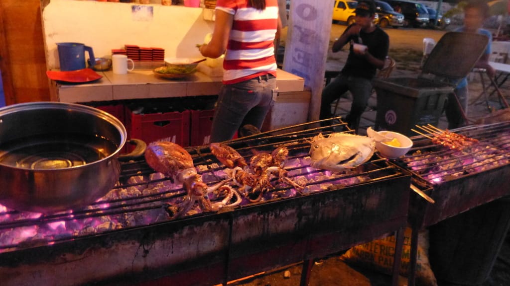 Street food in Puerto Princesa