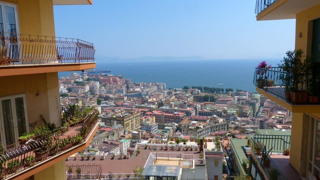 Naples view from B&B