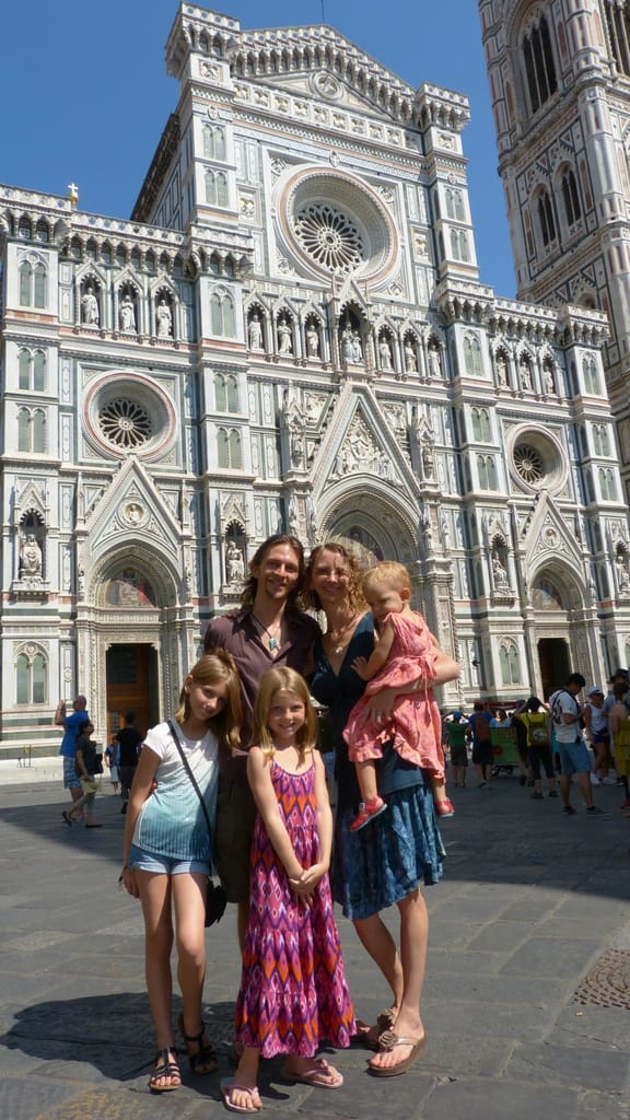 Beautiful and intricate facade to Florence's duomo