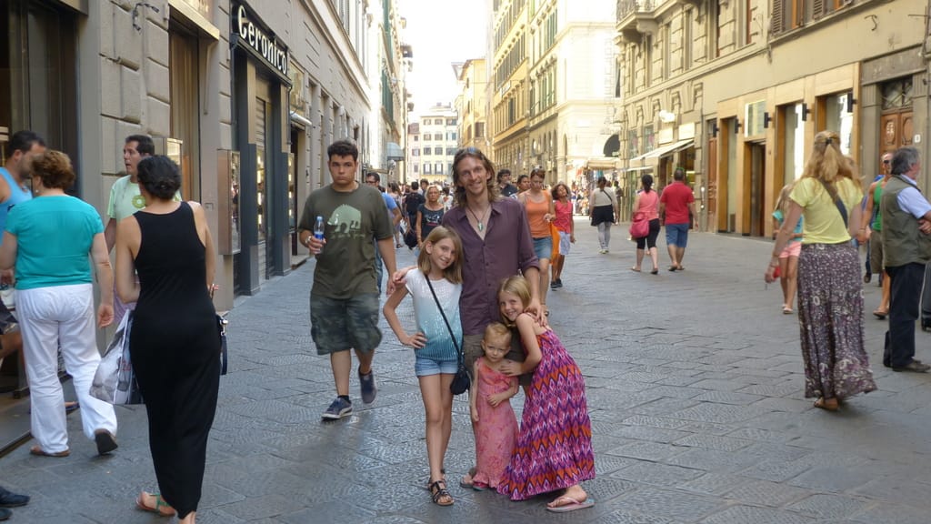 Me and my girls in Florence