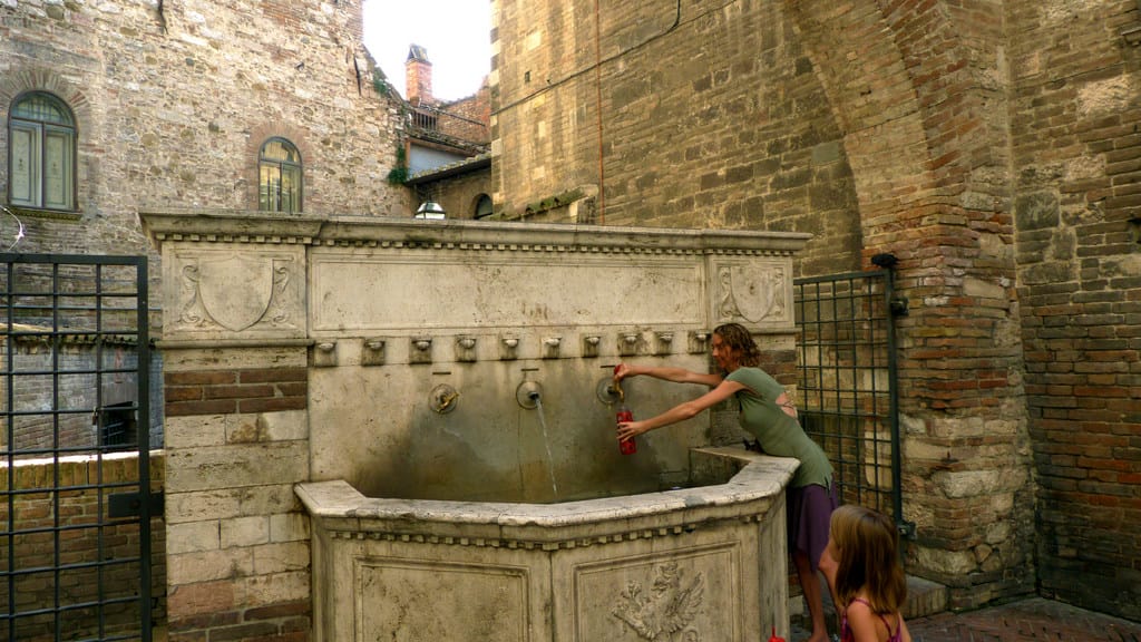 Perugian water fountain