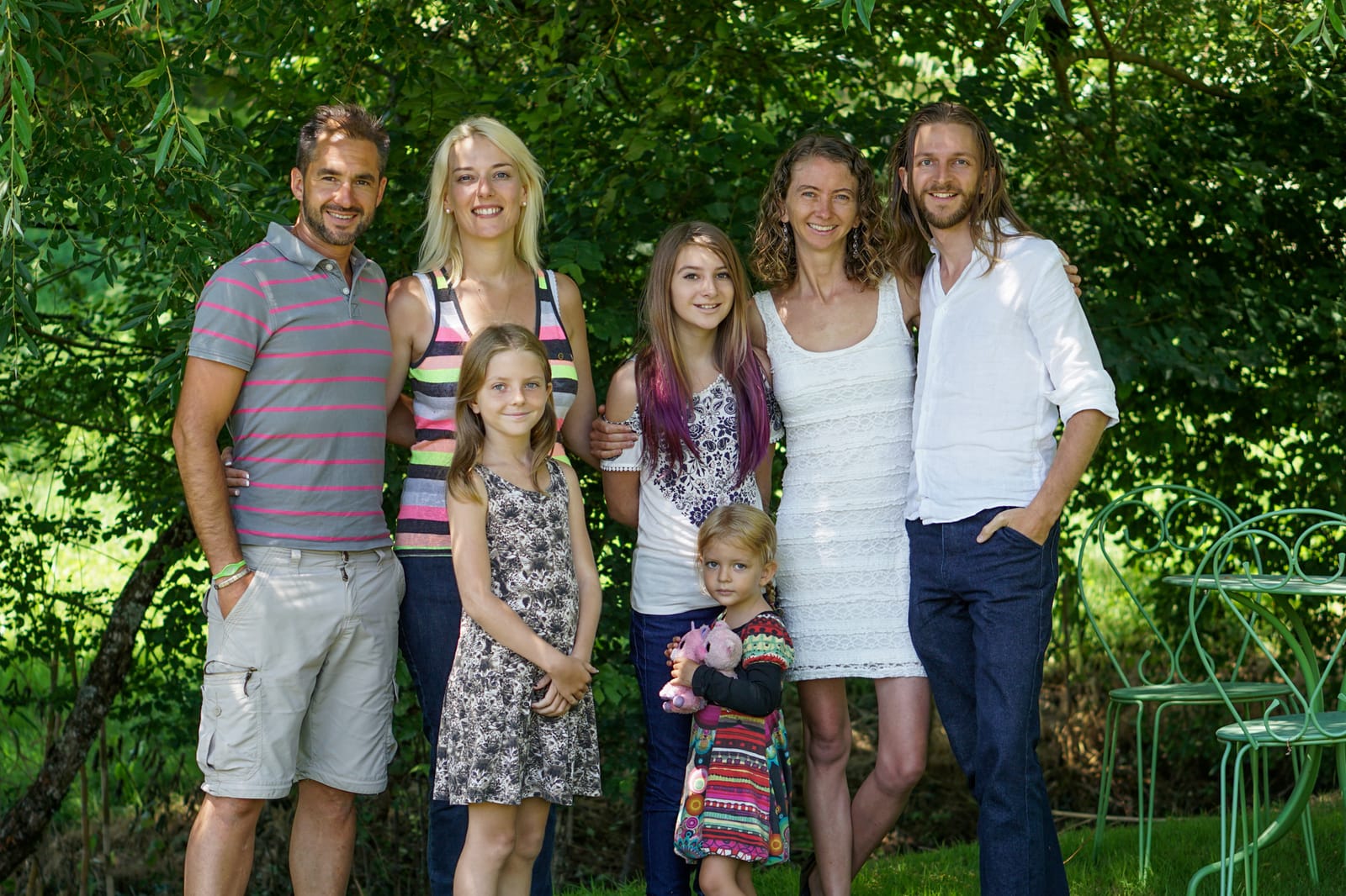 With friends in Saint-Perdoux, France