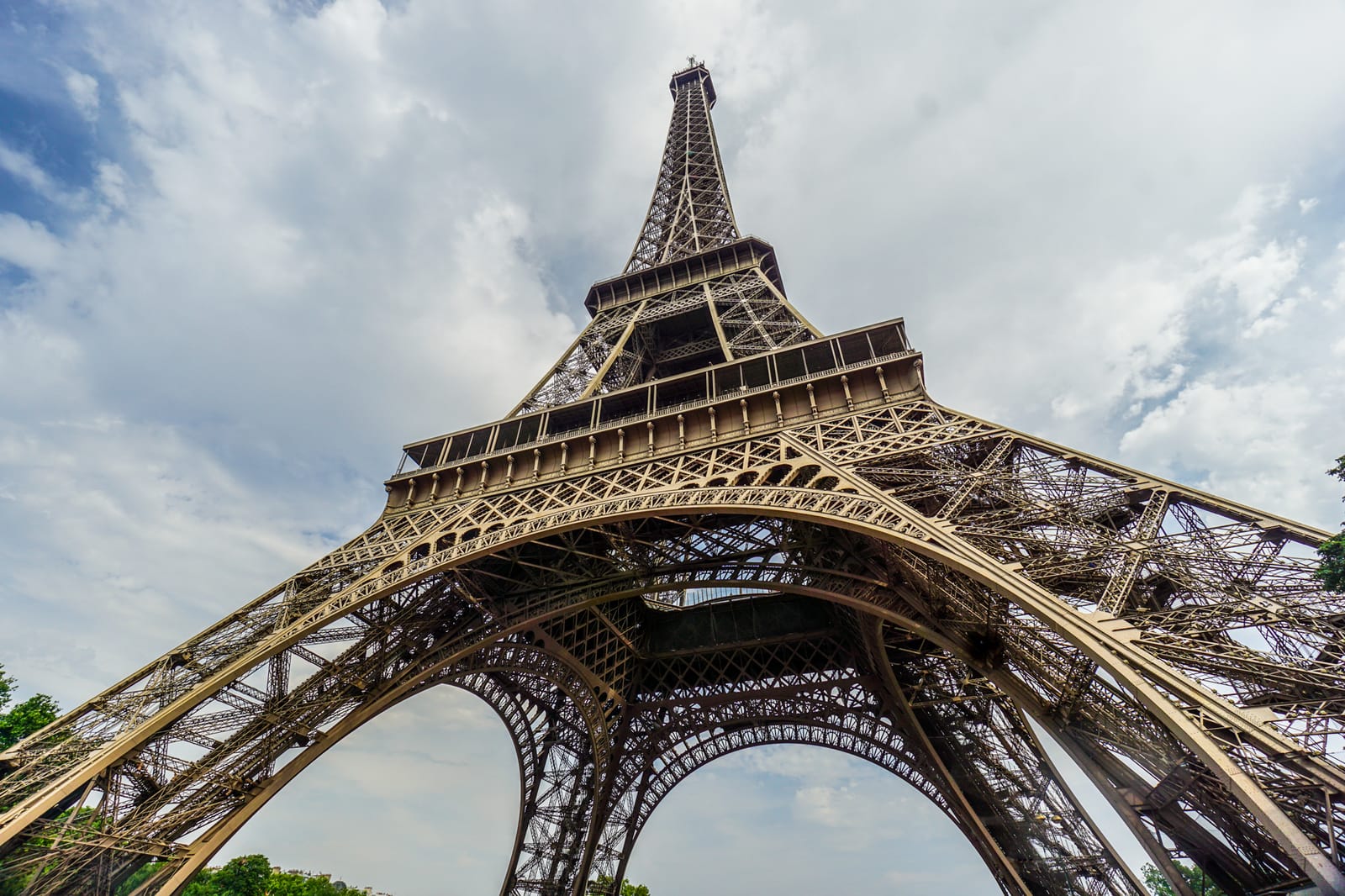 At the Eiffel Tower in Paris, France