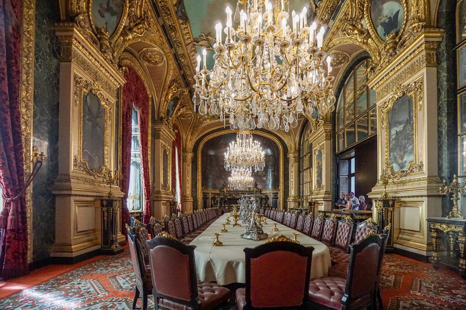 Napoleon's Apartment at The Louvre Museum in Paris, France