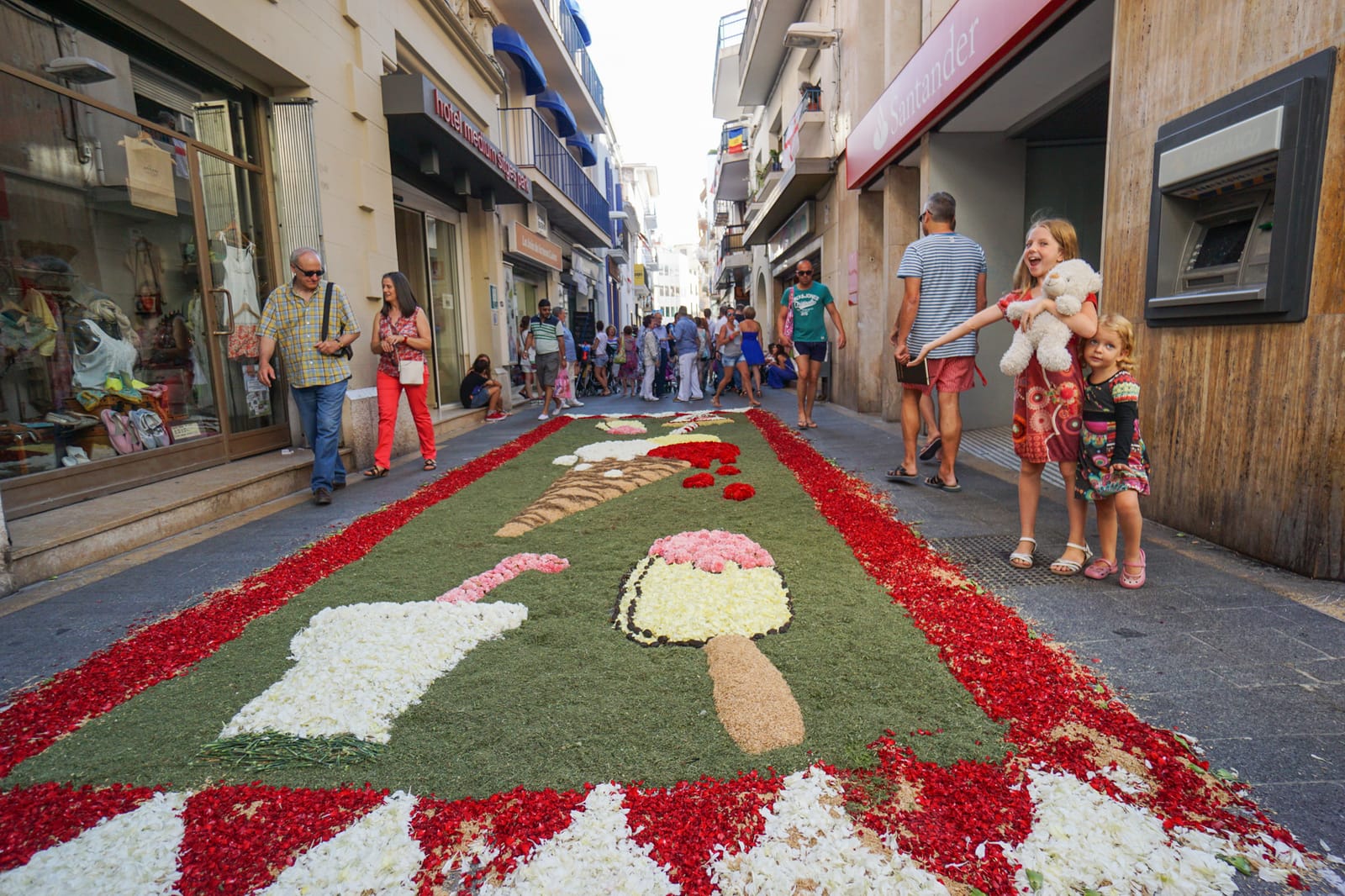 Corpus Christi festival in Sitges, near Barcelona