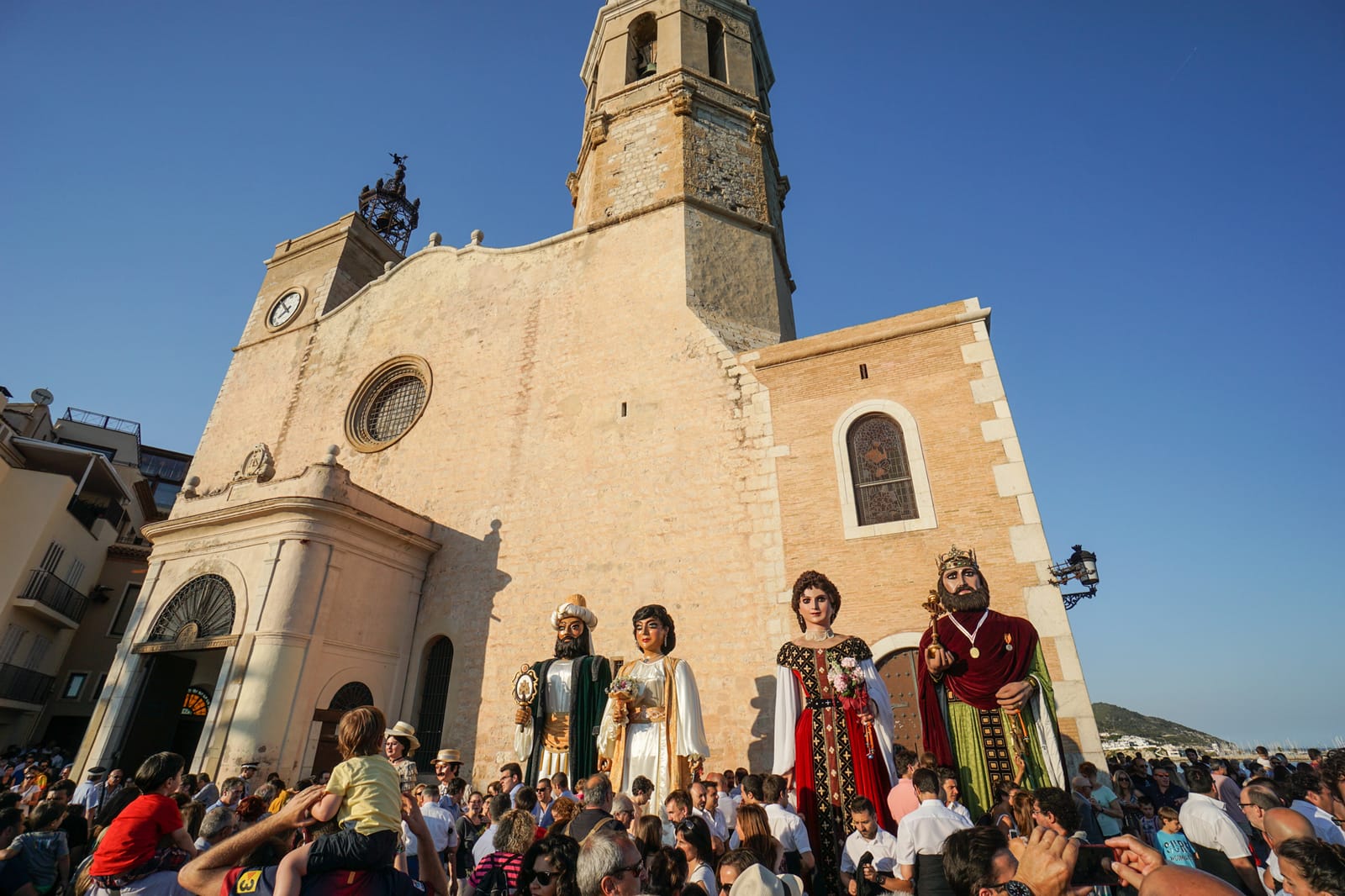Corpus Christi festival in Sitges, near Barcelona