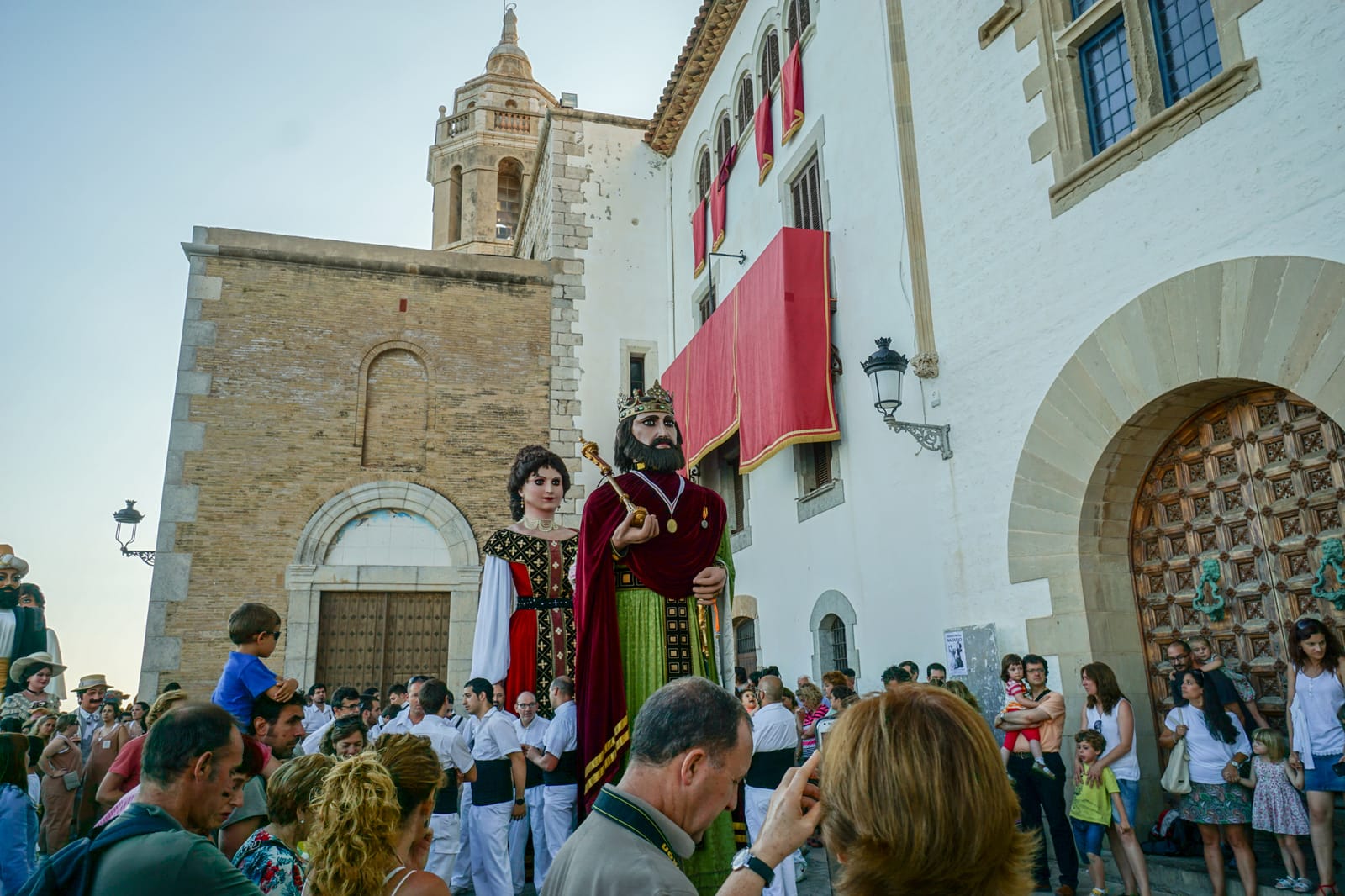 Corpus Christi festival in Sitges, near Barcelona