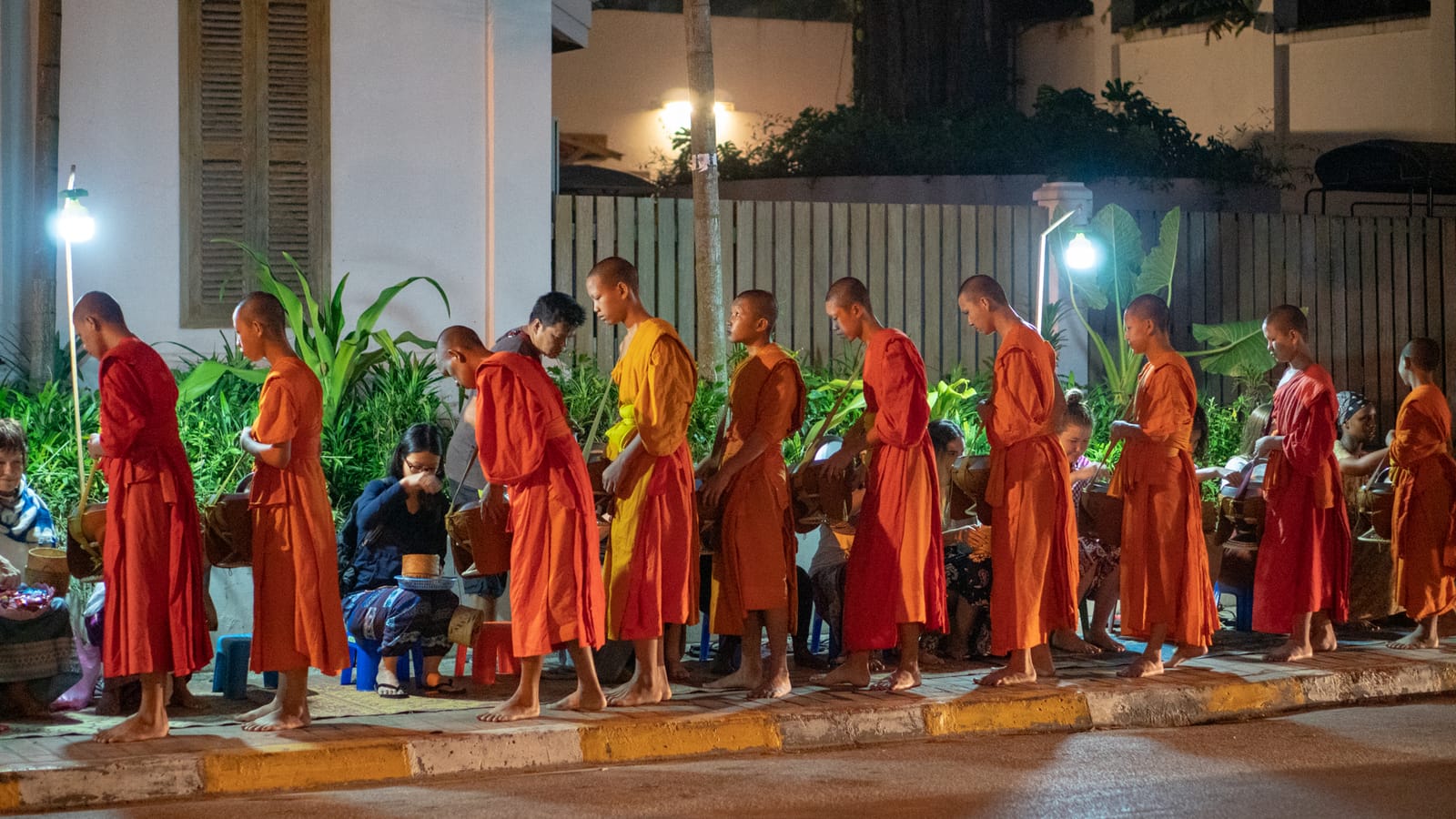 Monks in Luang Prabang, Laos